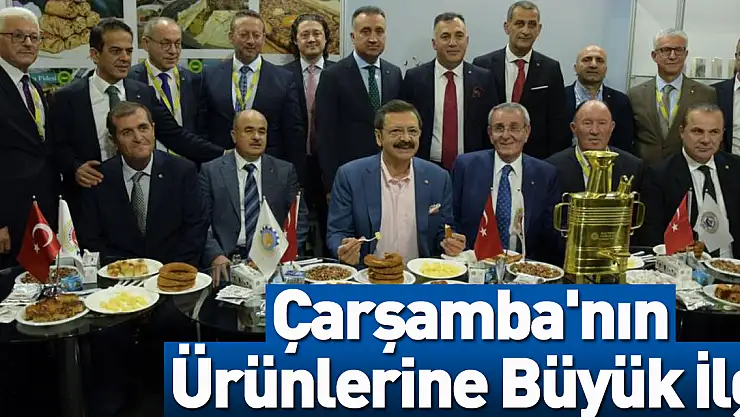 Çarşamba'nın Ürünlerine Büyük İlgi