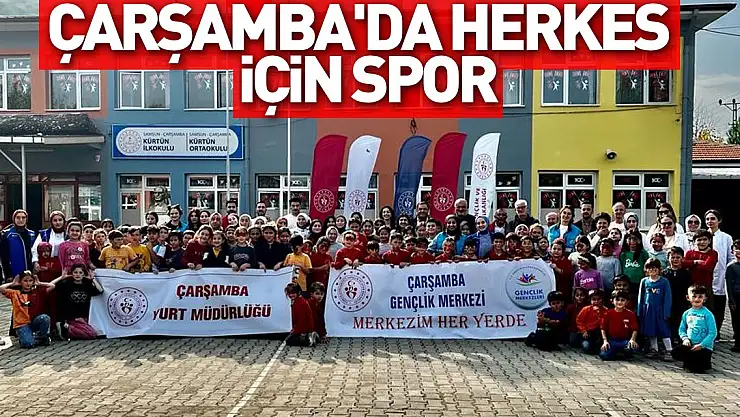 Çarşamba'da Herkes İçin Spor