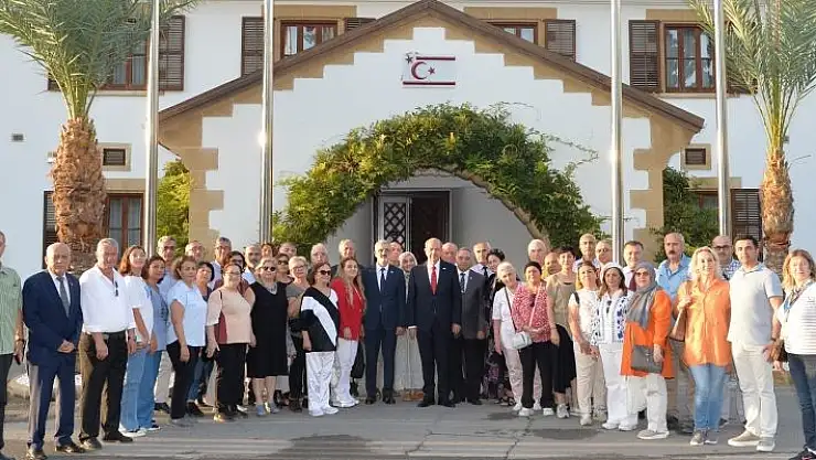 TEMAD KKTC Cumhurbaşkanı Tatar'ı ziyaret etti