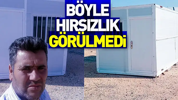 Böyle hırsızlık görülmedi