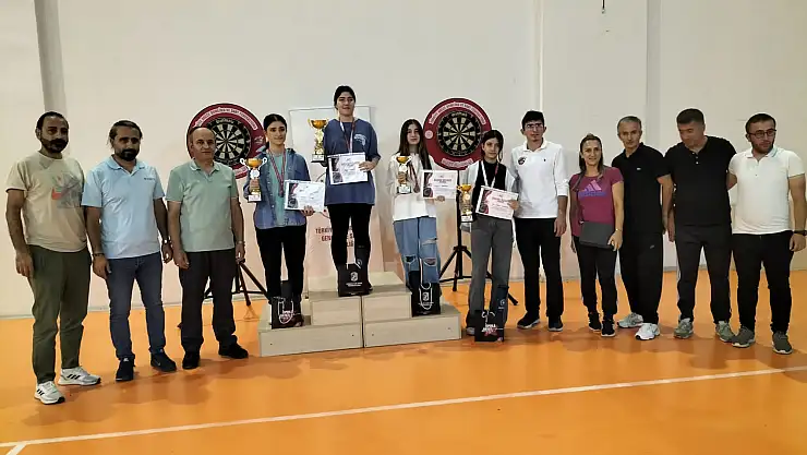 Bafra'da dart yarışması yapıldı