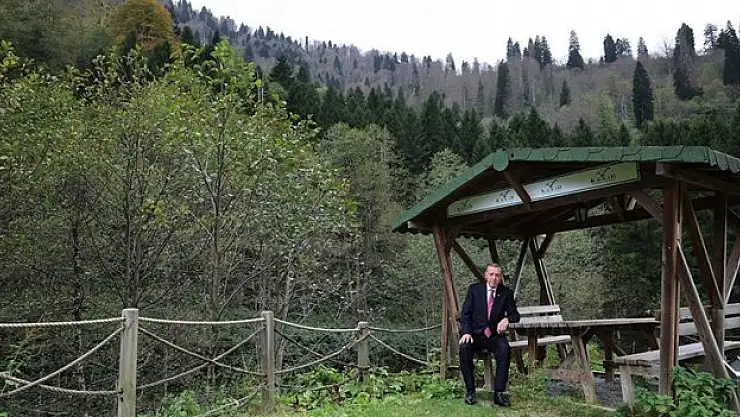 Erdoğan, Ayder Yaylası'nda