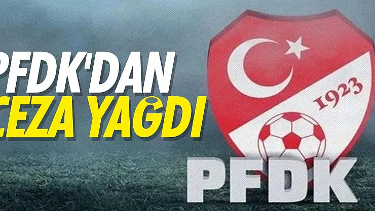 PFDK'dan ceza yağdı