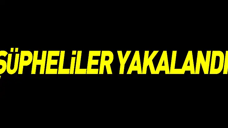 Şüpheliler Yakalandı