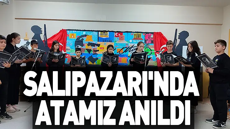 Salıpazarı'nda Atamız Anıldı