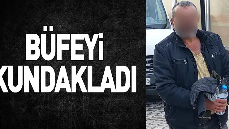 Büfeyi kundaklayan şahıs tutuklandı