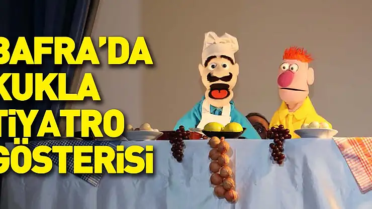 'Kukla' tiyatro gösterisine öğrencilerden büyük ilgi