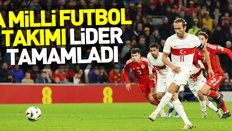 A Milli Futbol Takımı lider tamamladı