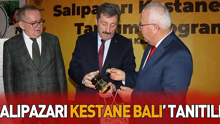 'Salıpazarı kestane balı' tanıtıldı