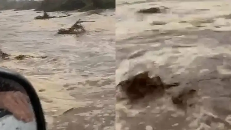 Karadeniz Sahil Yolu göle döndü