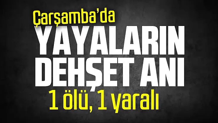 Yayaların dehşet anı 1 ölü, 1 yaralı