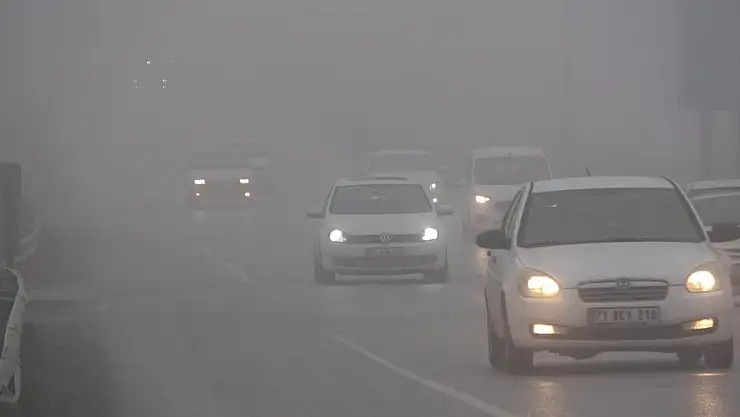 43 ilin geçiş güzergahında yoğun sis