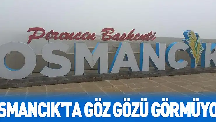 Osmancık'ta göz gözü görmüyor