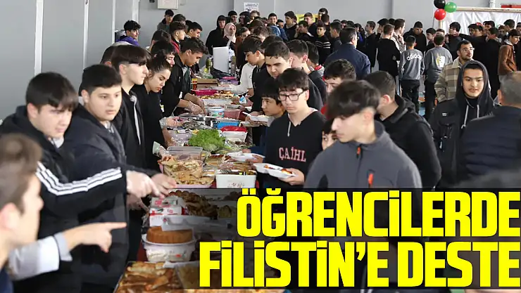 Öğrencilerden Filistin'e Destek