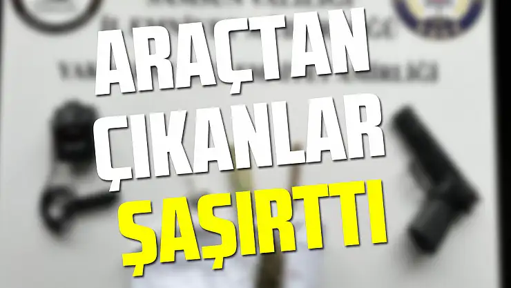 Araçtan Çıkanlar Şaşırttı