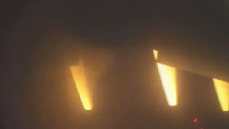 Yolcu Uçağı  Alev Aldı