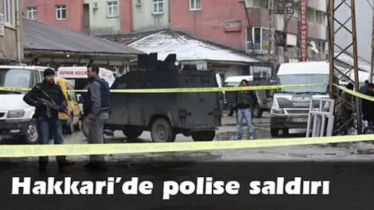 Hakkari'de polise silahlı saldırı