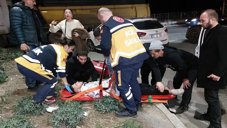 3 araçlı zincirleme kaza: 4 yaralı