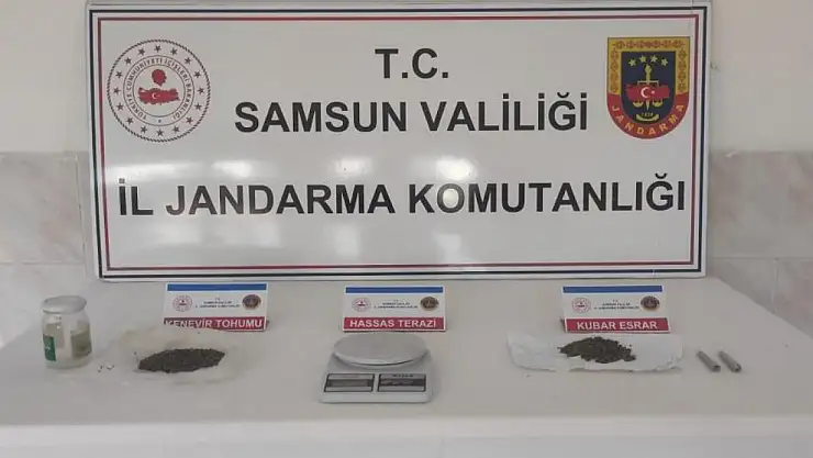 Uyuşturucuyla yakalandı!