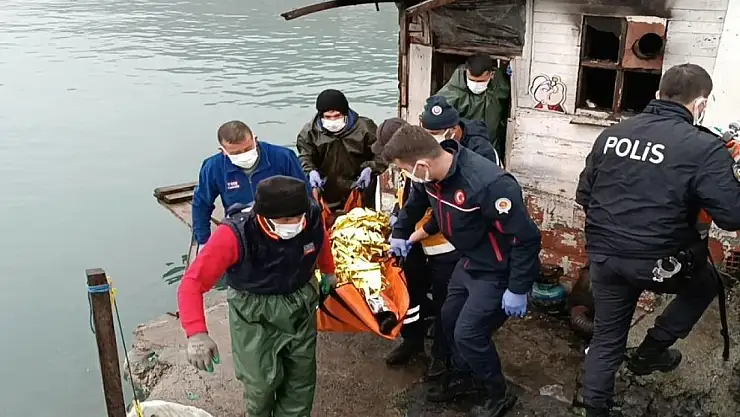 Balıkçı kulübesinde yangın!