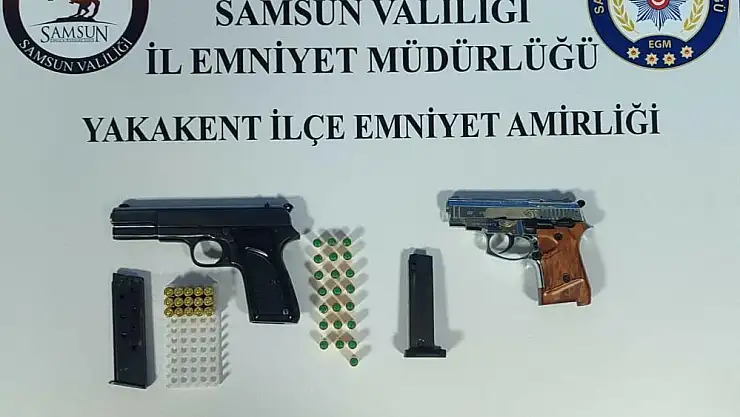 Yakakent'teki  silah ele geçirildi