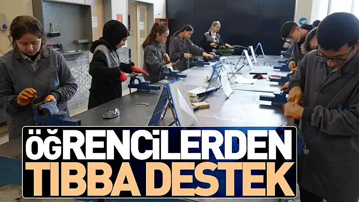 Öğrencilerden Tıbba Destek