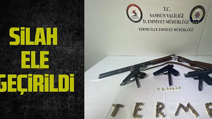 Silah Ele Geçirildi