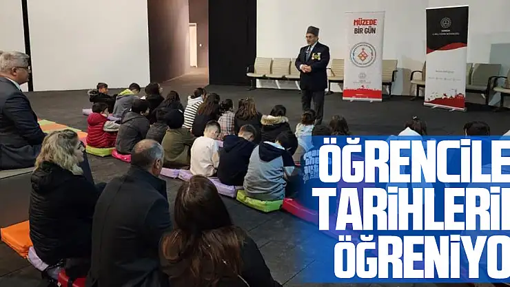 Öğrenciler tarihlerini öğreniyor