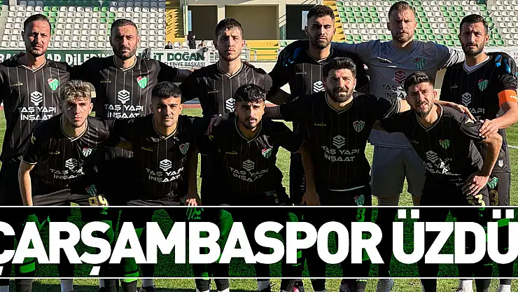 Çarşambaspor Üzdü