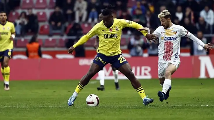 Kayserispor ilk kez kaybetti