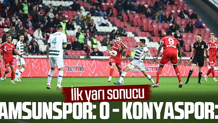 Samsunspor: 0 - Konyaspor: 1