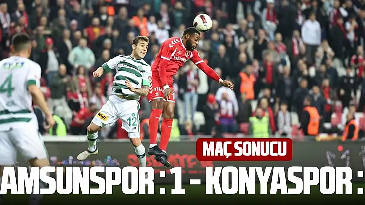 Samsunspor 1 puanla kapattı!
