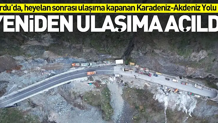 Yeniden ulaşıma açıldı