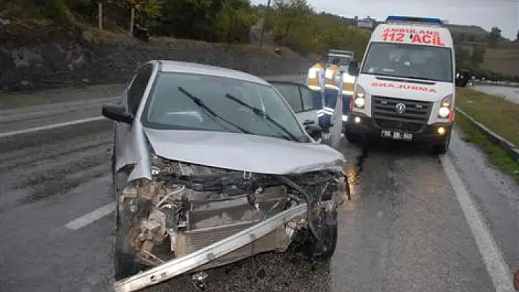 Samsun'sa Trafik Kazası:1 Yaralı