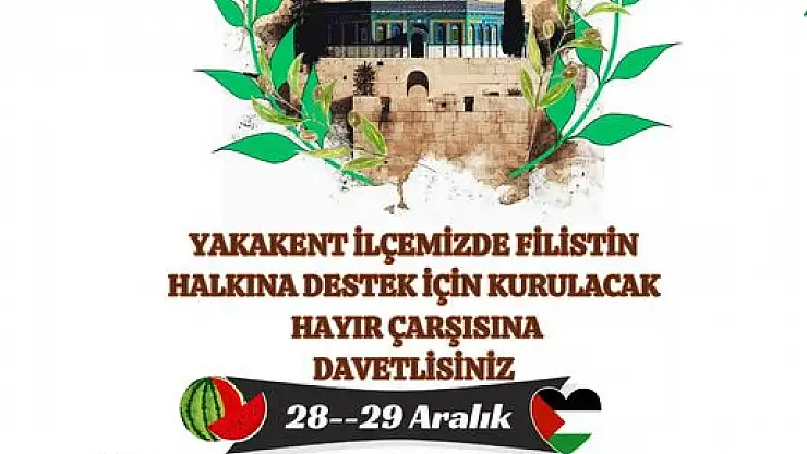 Yakakent'te hayır çarşısı