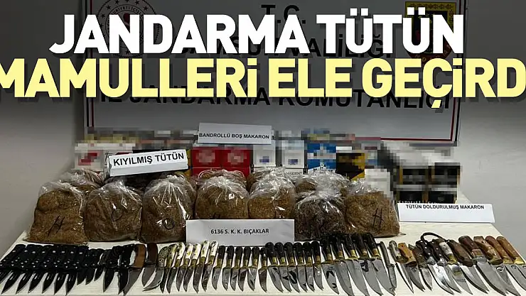 Tütün mamulleri ele geçirildi
