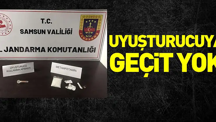 UYUŞTURUCUYA GEÇiT YOK