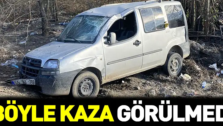 BÖYLE KAZA GÖRÜLMEDi