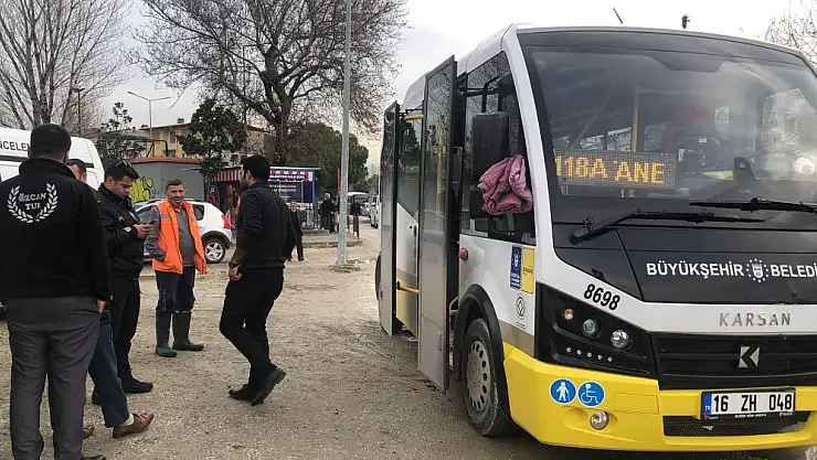 şoföre bıçaklı saldırı