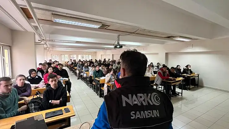 Gençlere 'uyuşturucu bağımlılığı' anlatıldı