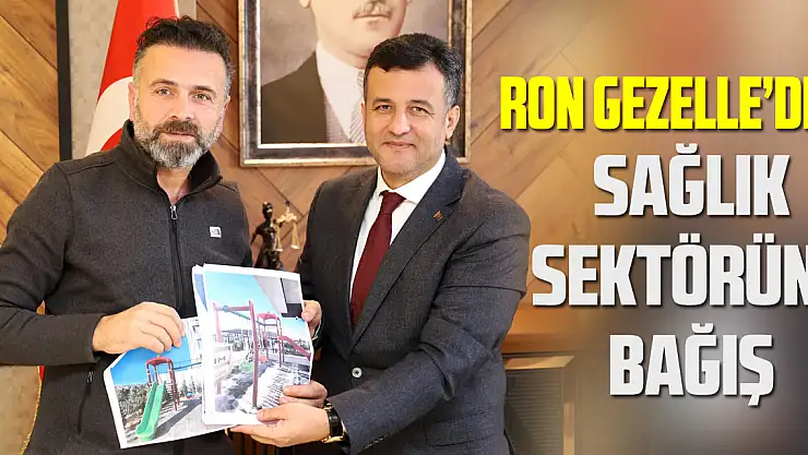 Ron Gezelle'den Sağlık Sektörüne Bağış