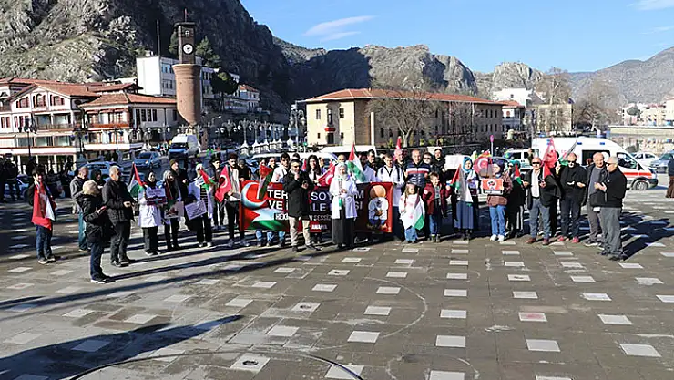 Gazze'ye destek için 'sessiz yürüyüş'