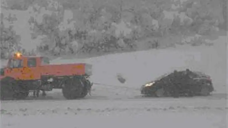 Doğu Karadeniz'de kar yağışı