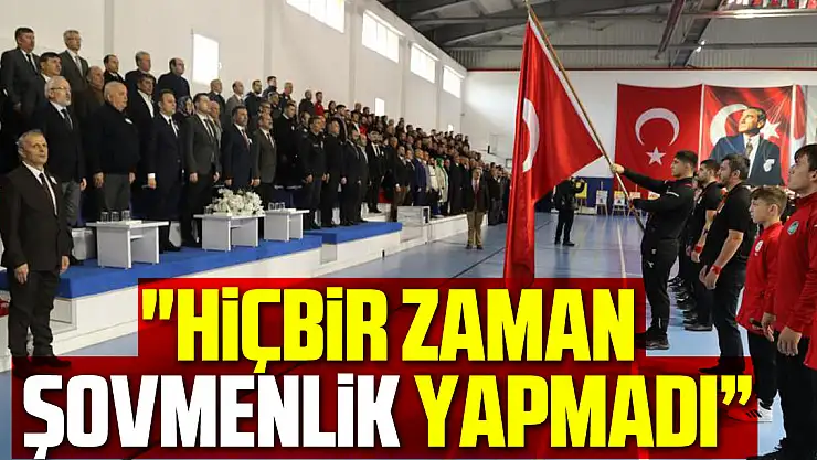 'Hiçbir zaman şovmenlik yapmadı'