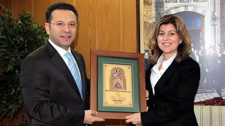 Timuray,Vali Aksoy'u Ziyaret Etti