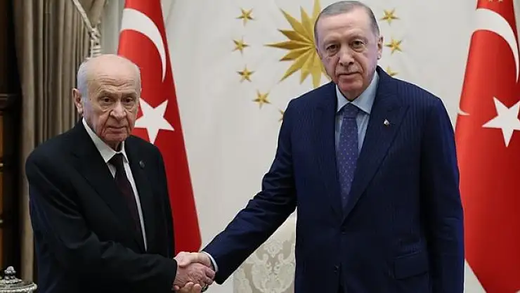 Cumhurbaşkanı Erdoğan, Bahçeli ile buluştu