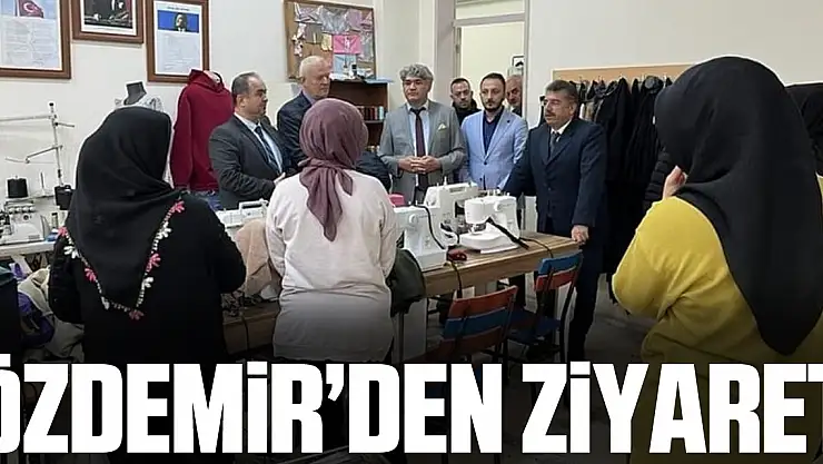 Özdemir'den Kursiyerlere Ziyaret