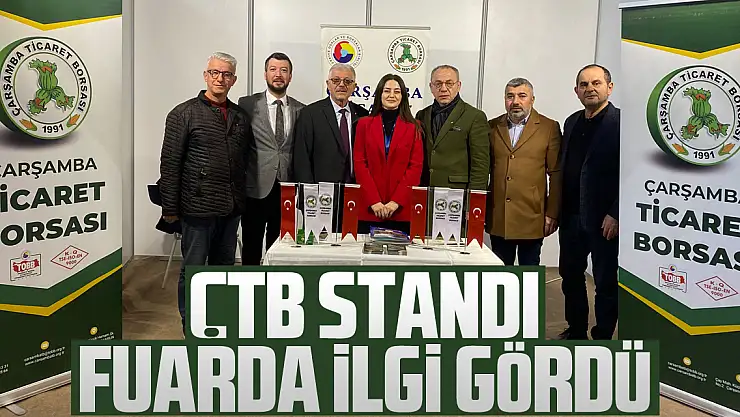 ÇTB standı fuarda ilgi gördü