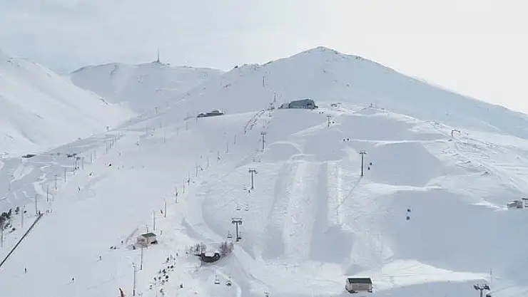 En fazla kalınlık Palandöken'de