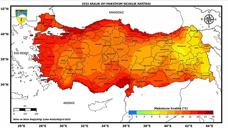 Son 53 yılın en sıcak Aralık'ı
